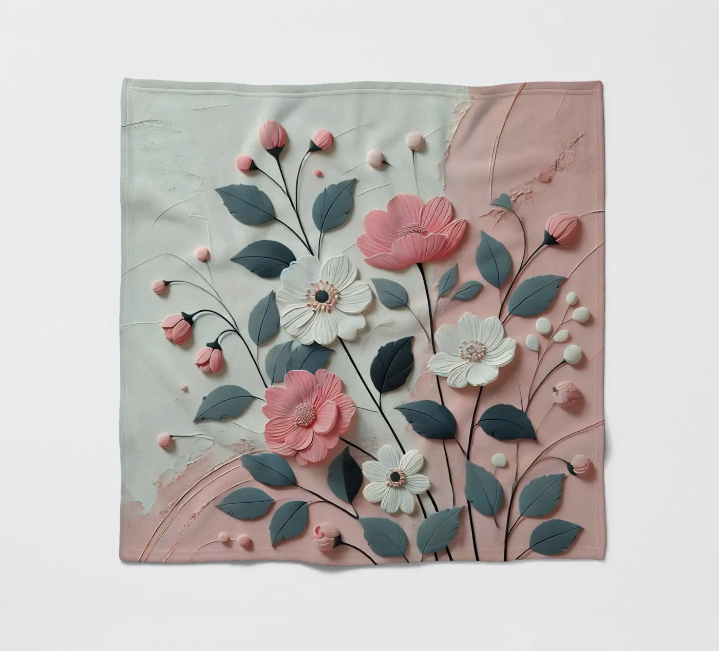 Blumen Fleecedecke von nomad