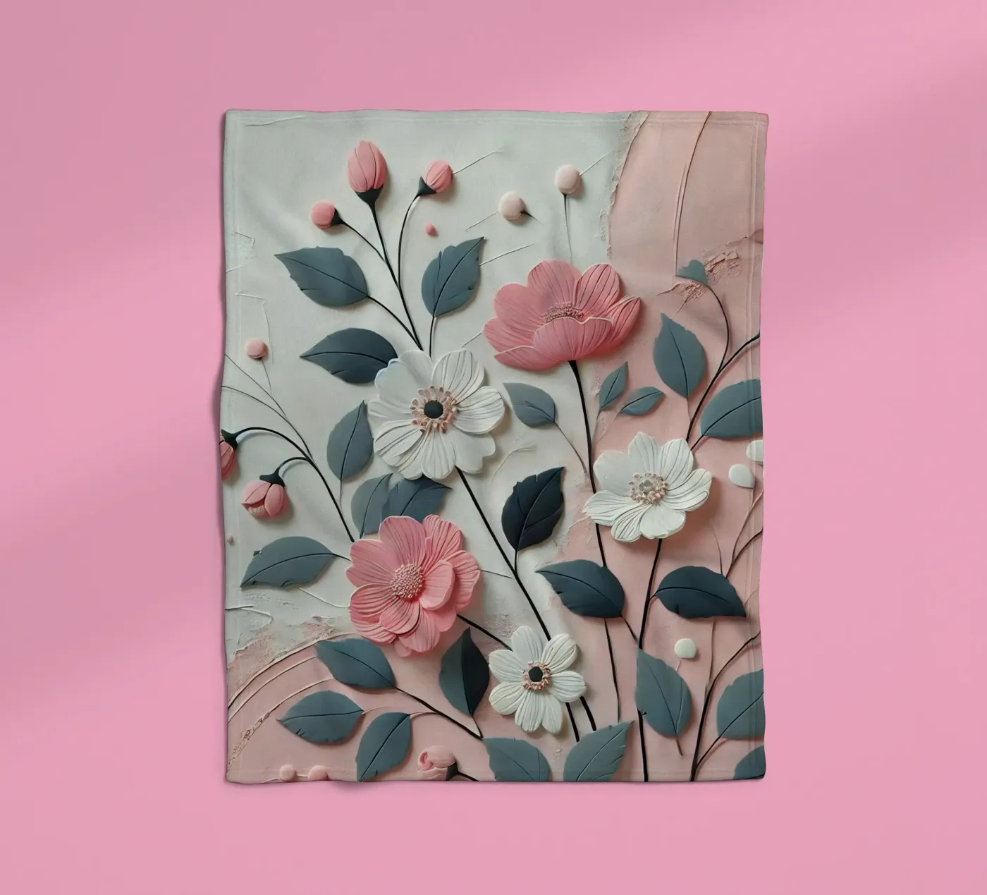 Blumen Fleecedecke von nomad