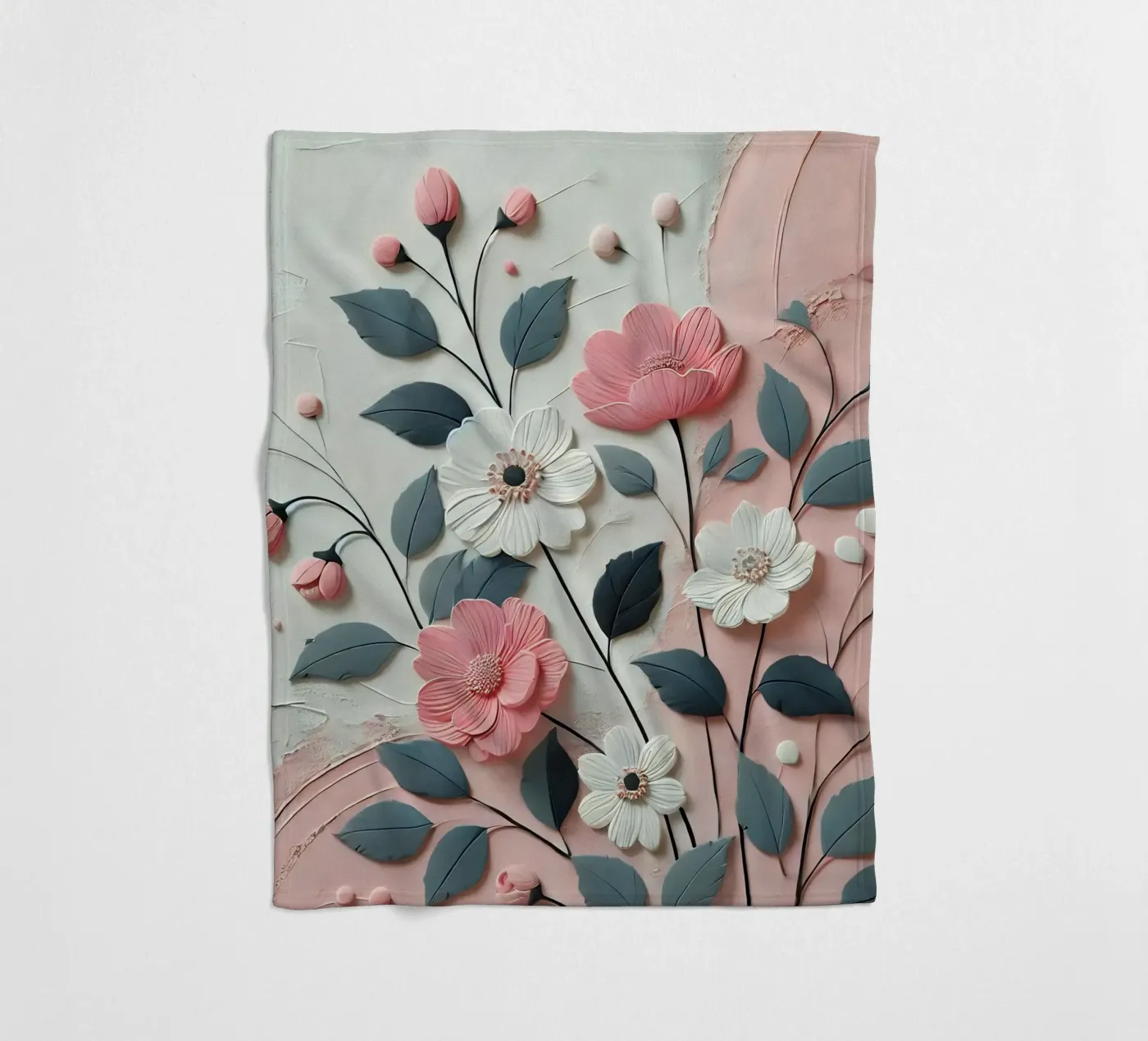 Blumen Fleecedecke von nomad