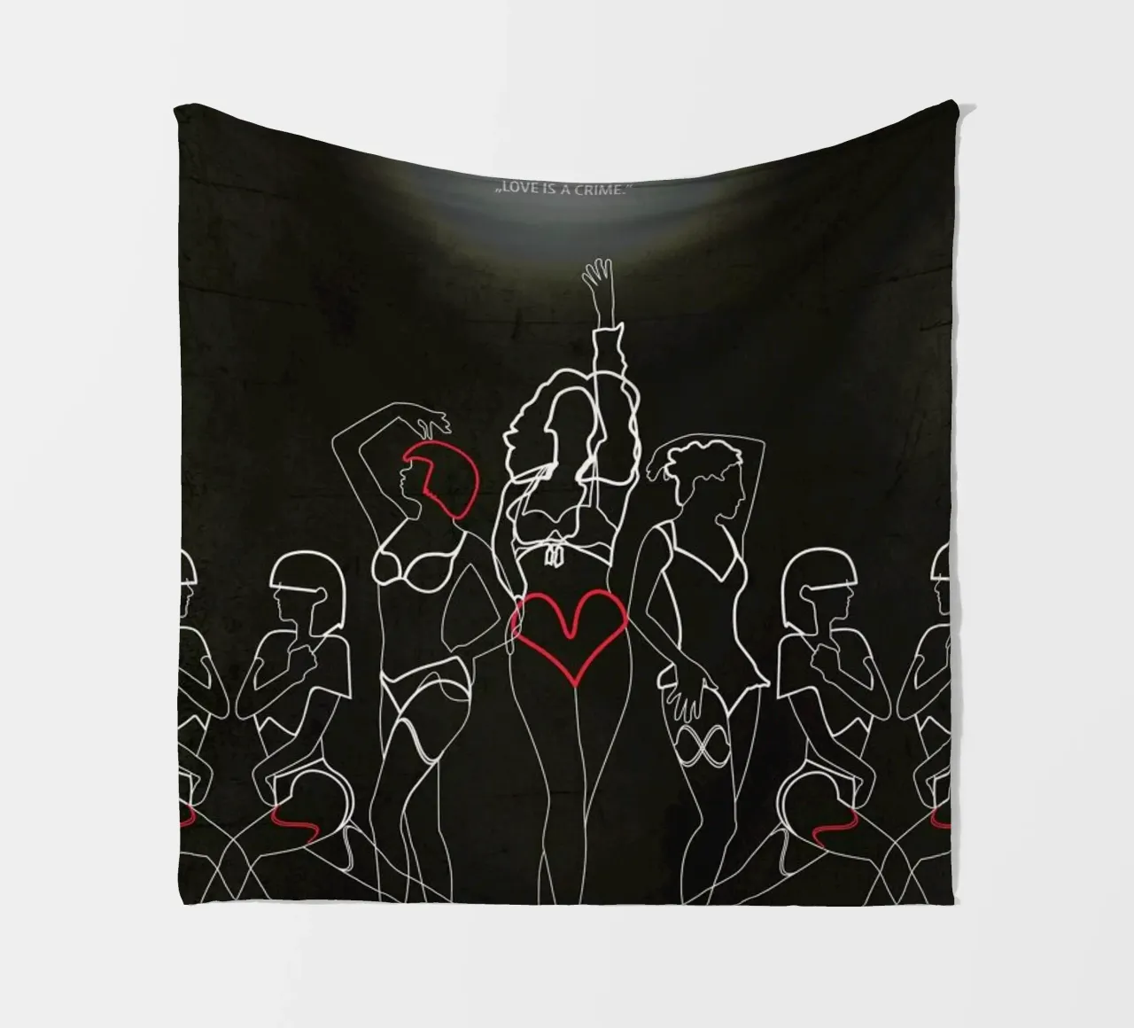 Chicago fleece blanket by Fräulein Fisher
