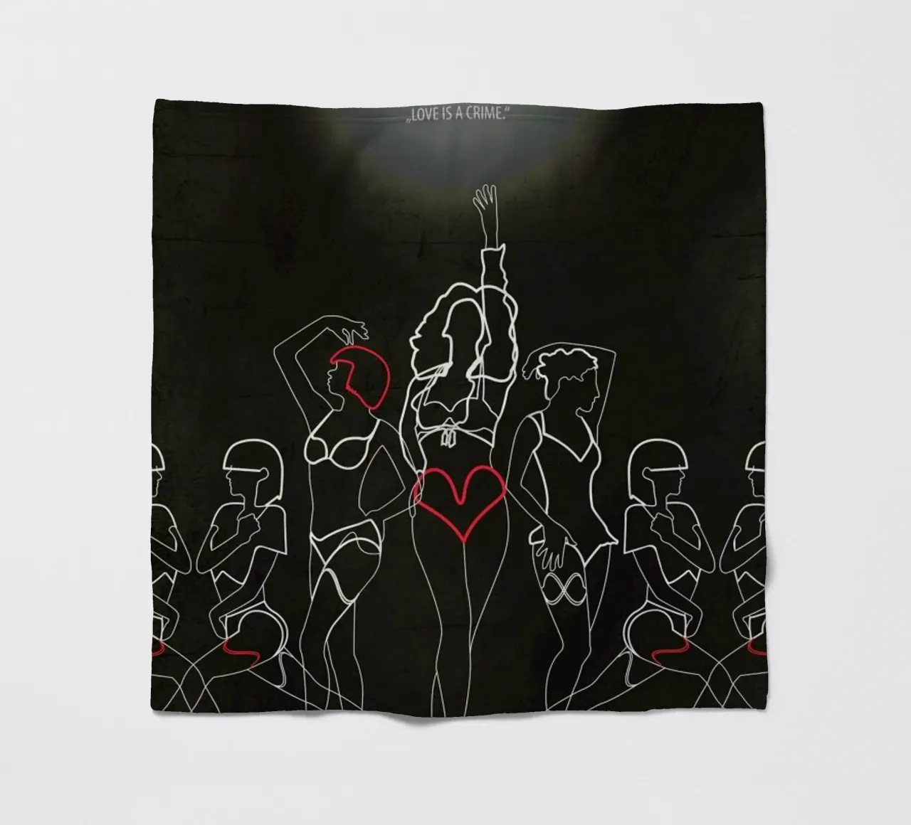 Chicago fleece blanket by Fräulein Fisher