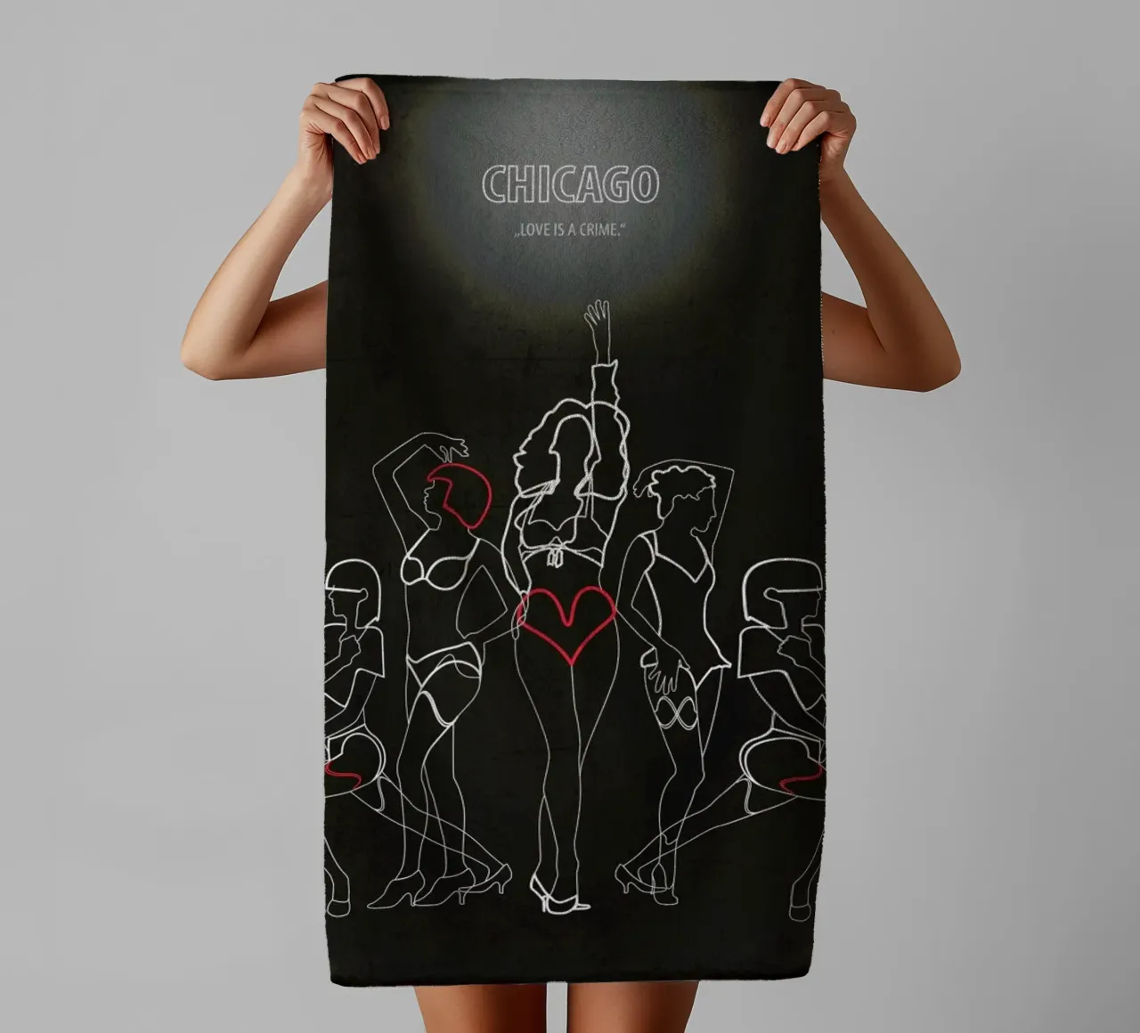 Chicago towel by Fräulein Fisher