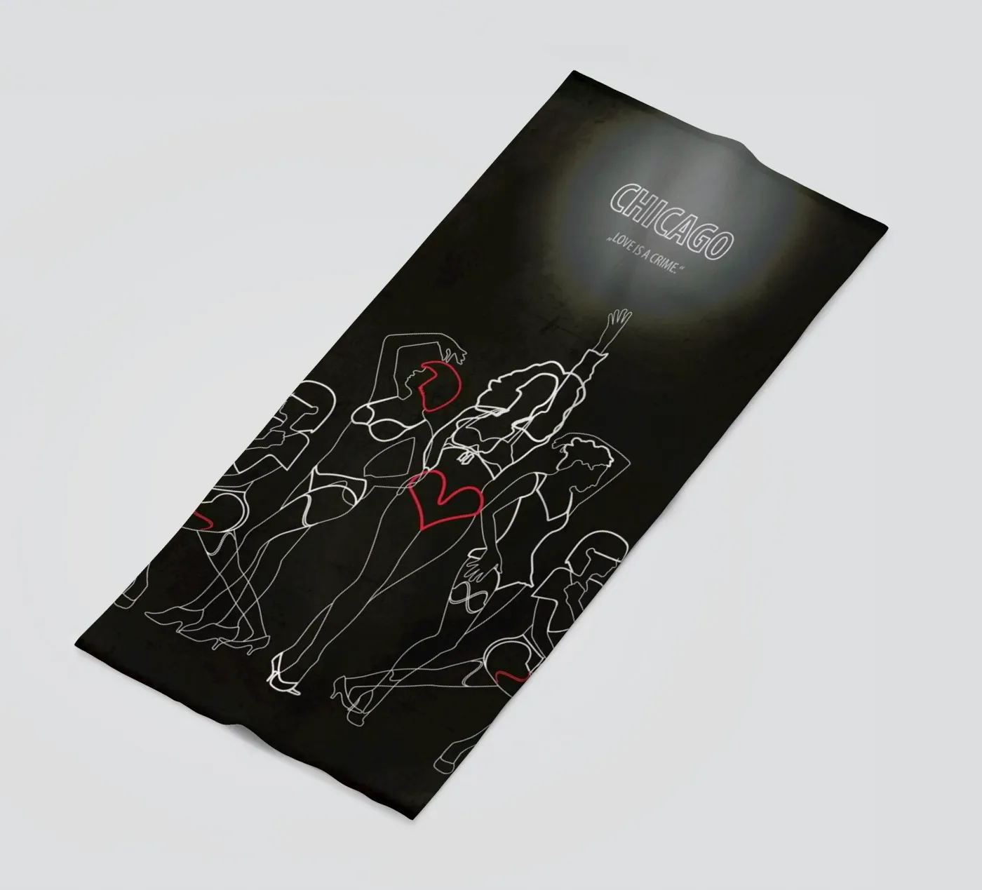 Chicago strandhanddoek van Fräulein Fisher