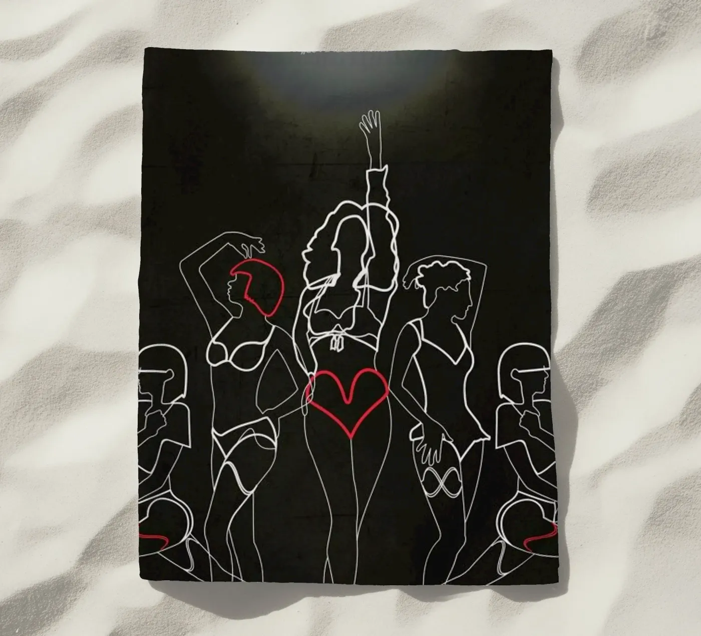 Chicago strandhanddoek van Fräulein Fisher