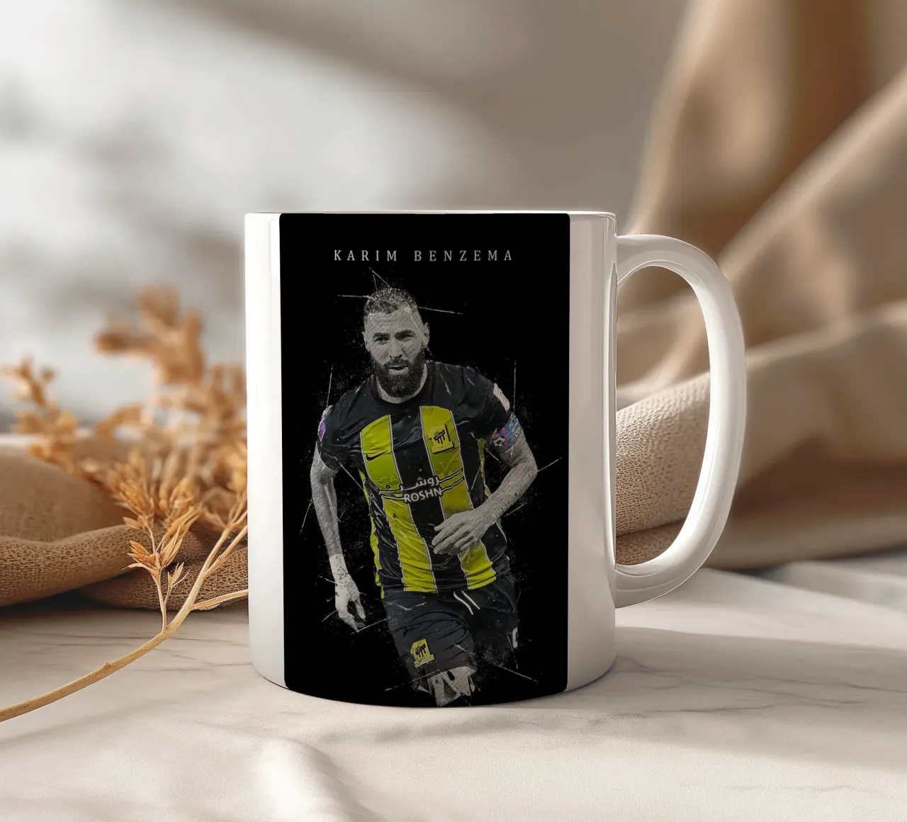 Karim Benzema 2 tazza in ceramica da tenten