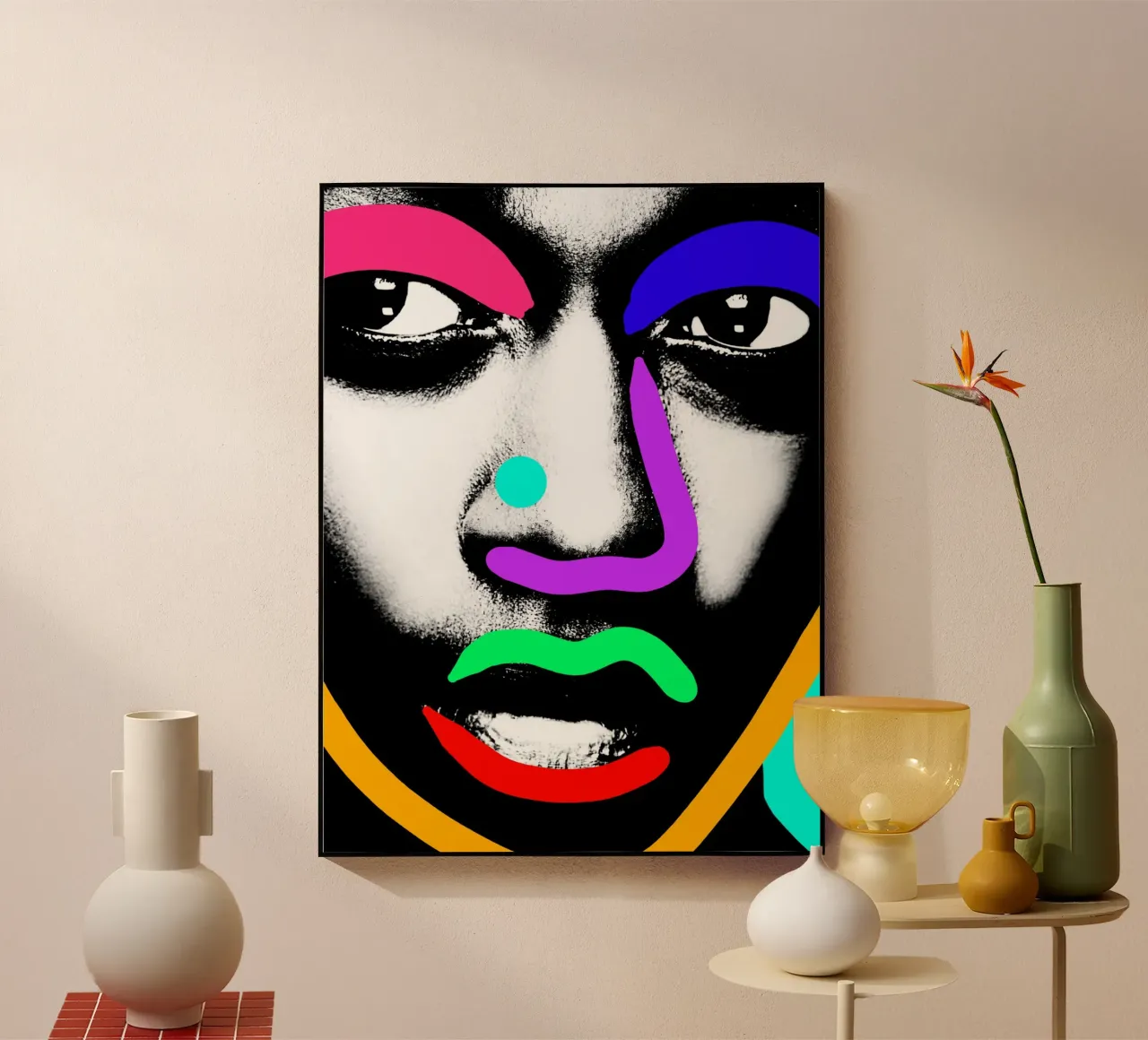 Afro Heights plexiglass da Mathudace Créas