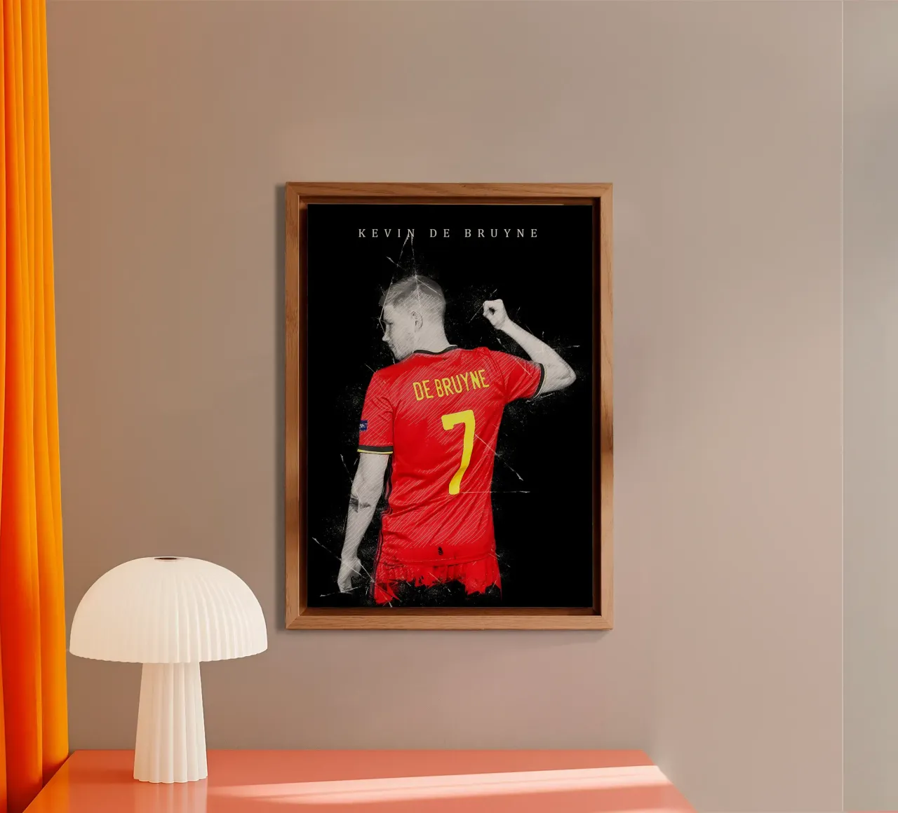 Kevin De Bruyne 1 alluminio dibond da tenten