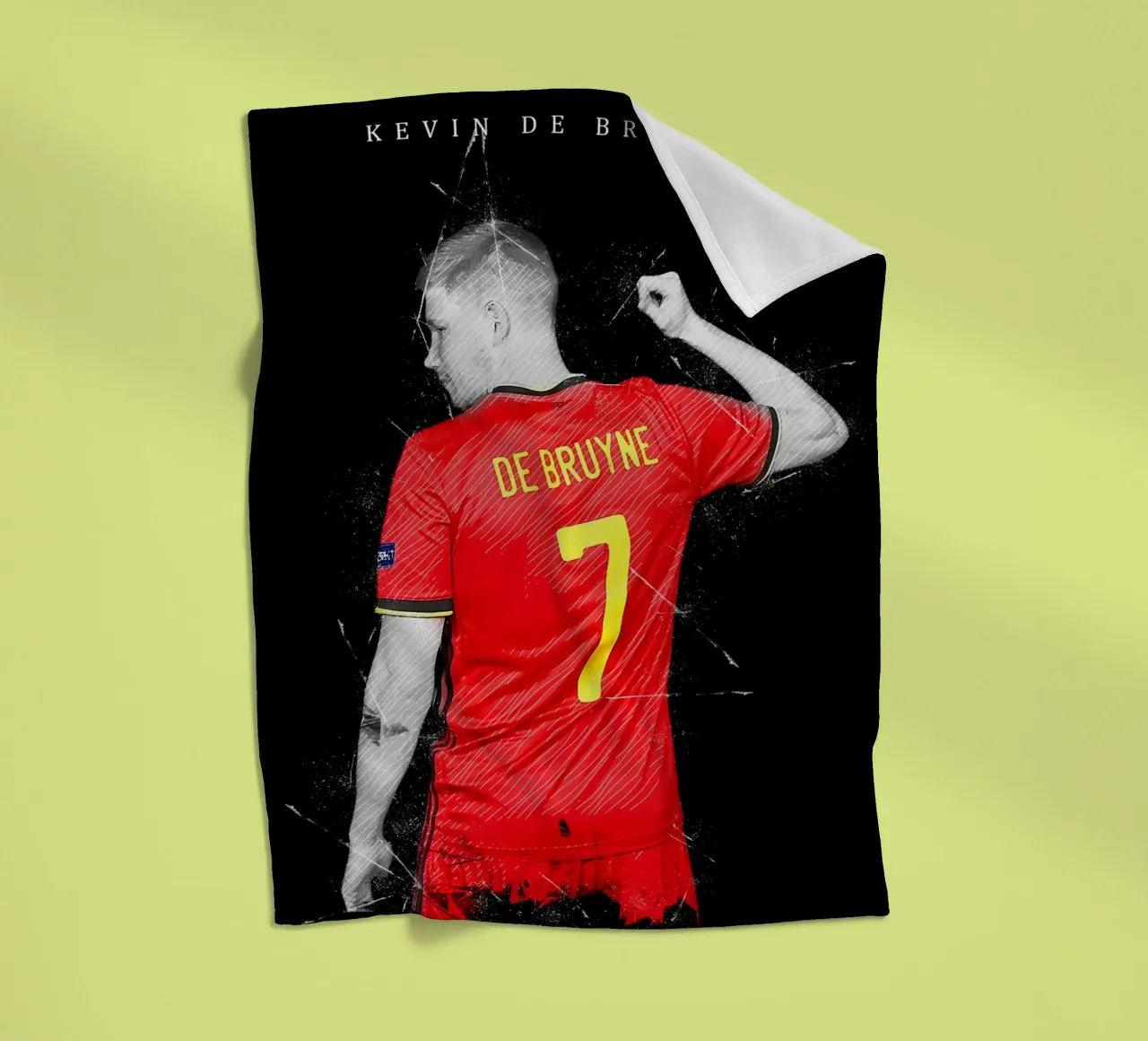 Kevin De Bruyne 1 coperta in pile da tenten