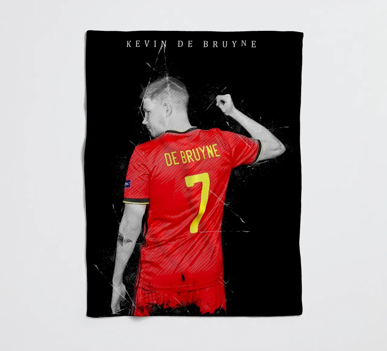 Kevin De Bruyne 1 coperta in pile da tenten