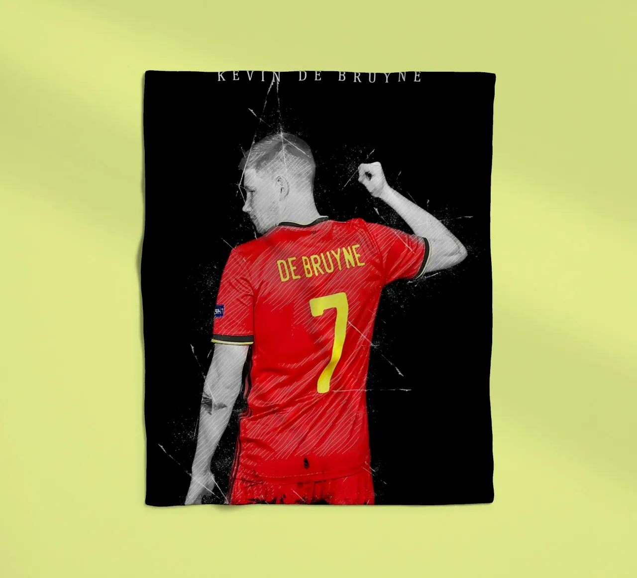 Kevin De Bruyne 1 coperta in pile da tenten