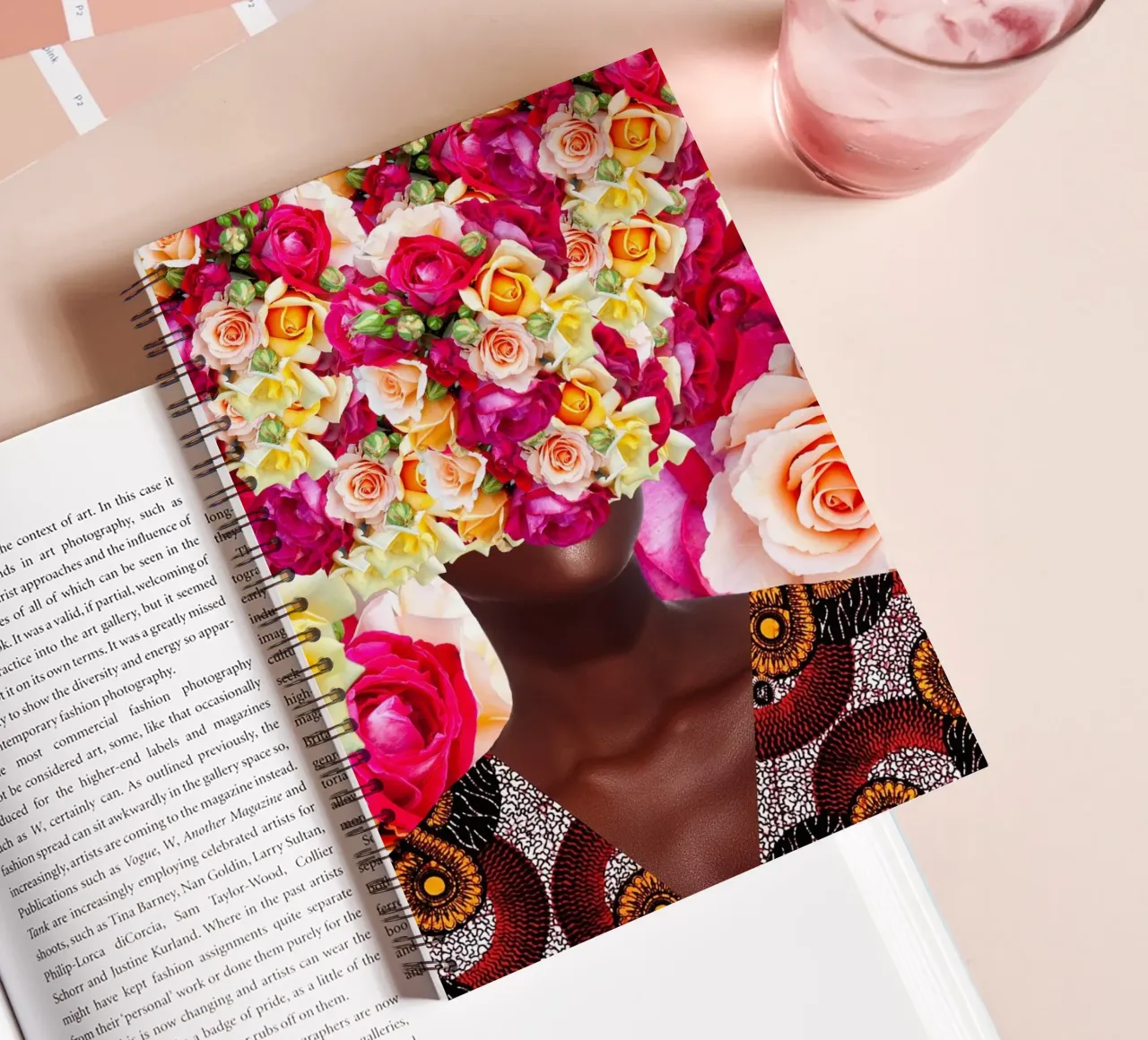 Afro Sources spiral notebook by Mathudace Créas