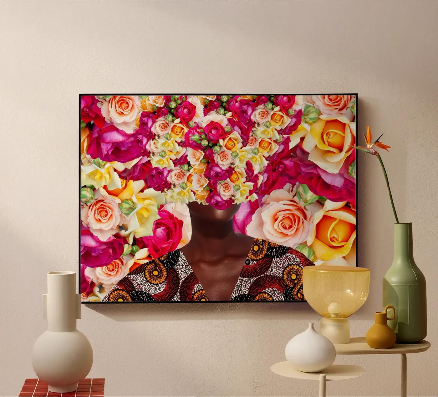 Afro Sources Acryl-Glas von Mathudace Créas