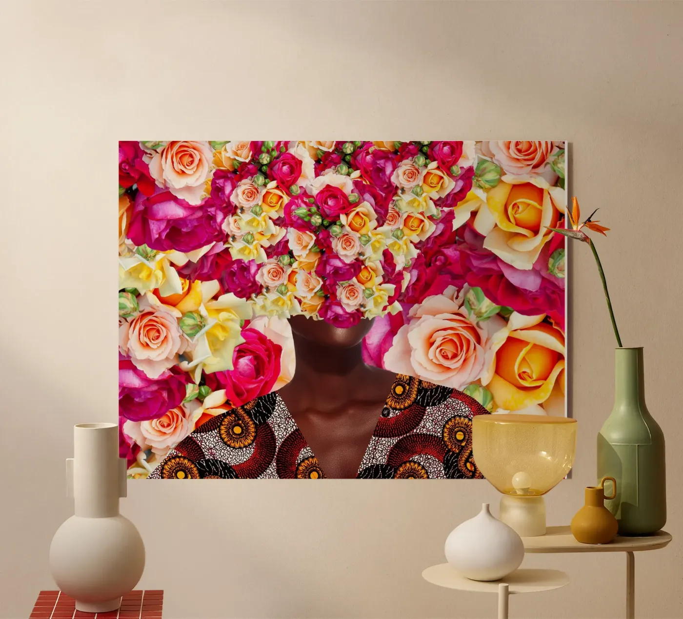 Afro Sources Acryl-Glas von Mathudace Créas