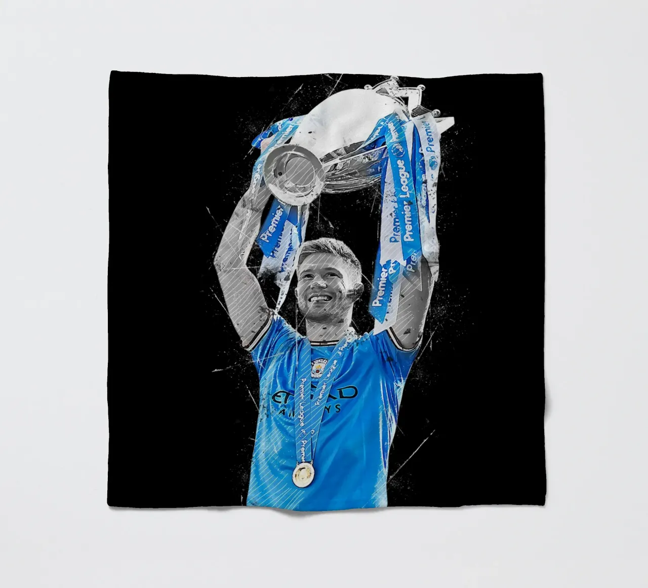 Kevin De Bruyne 2 coperta in pile da tenten