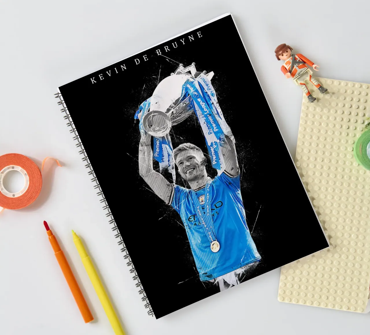 Kevin De Bruyne 2 spiral notebook by tenten