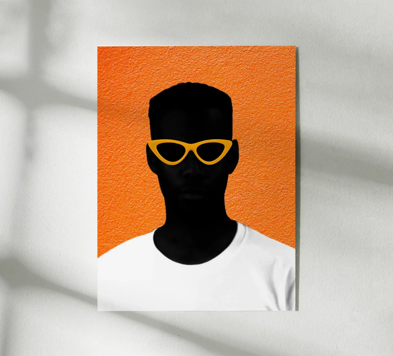 Afro Zenzele acryl van Mathudace Créas