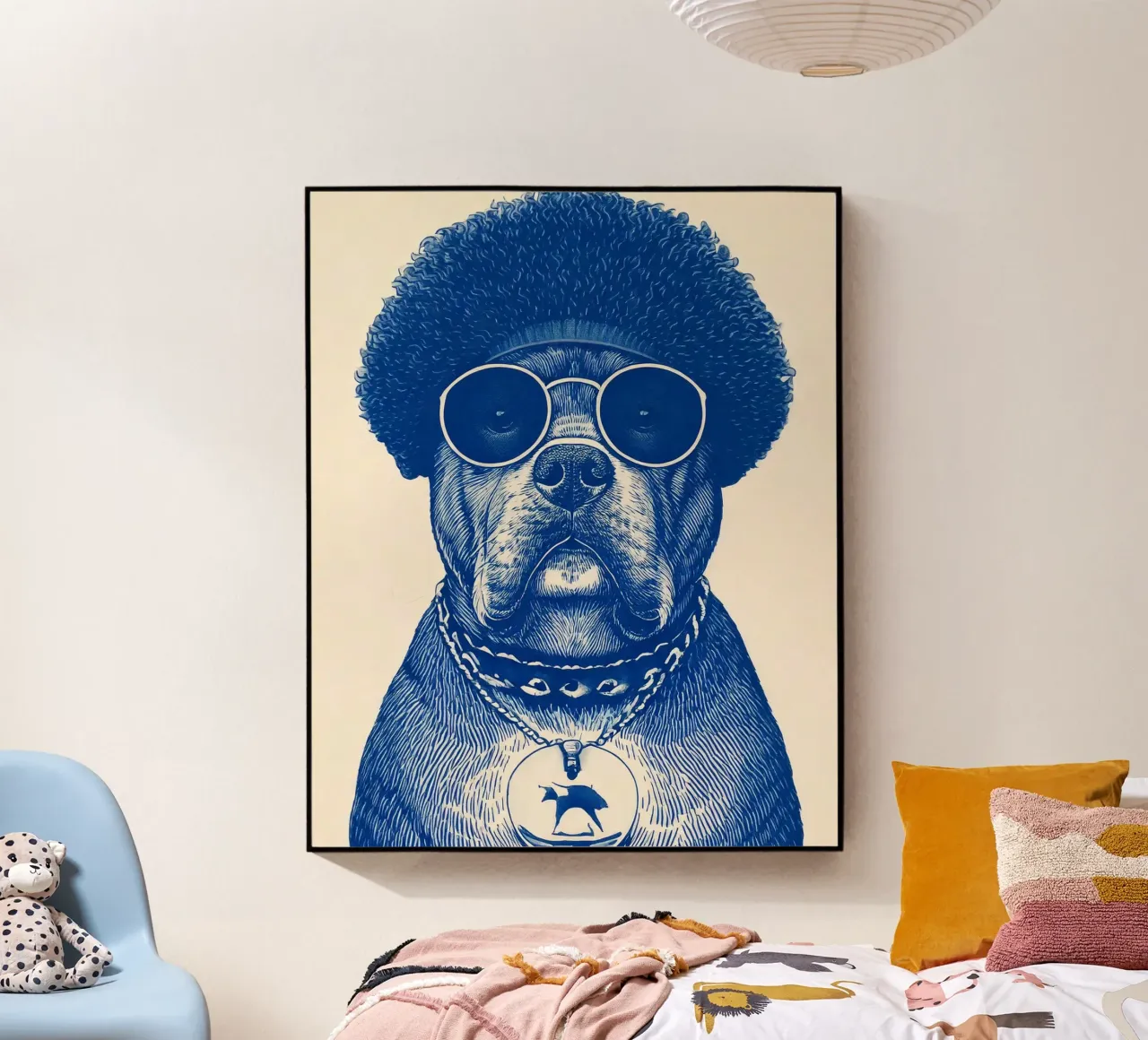Afro Bouledogue plexiglass da tylerstudio
