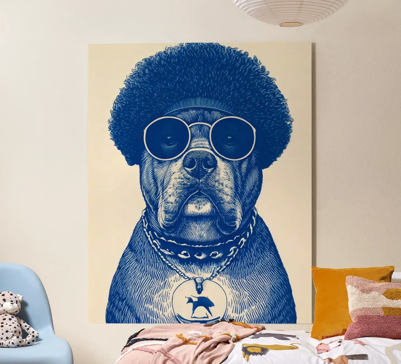 Afro Bouledogue plexiglass da tylerstudio