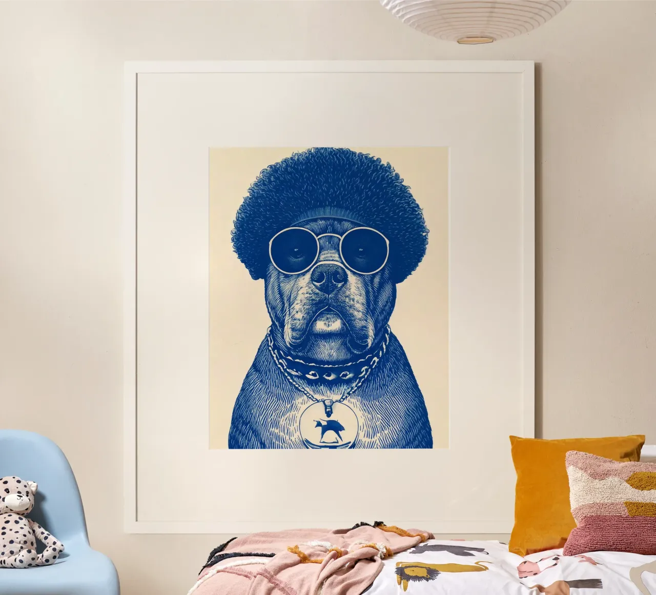 Afro Bouledogue carta hahnemühle da tylerstudio