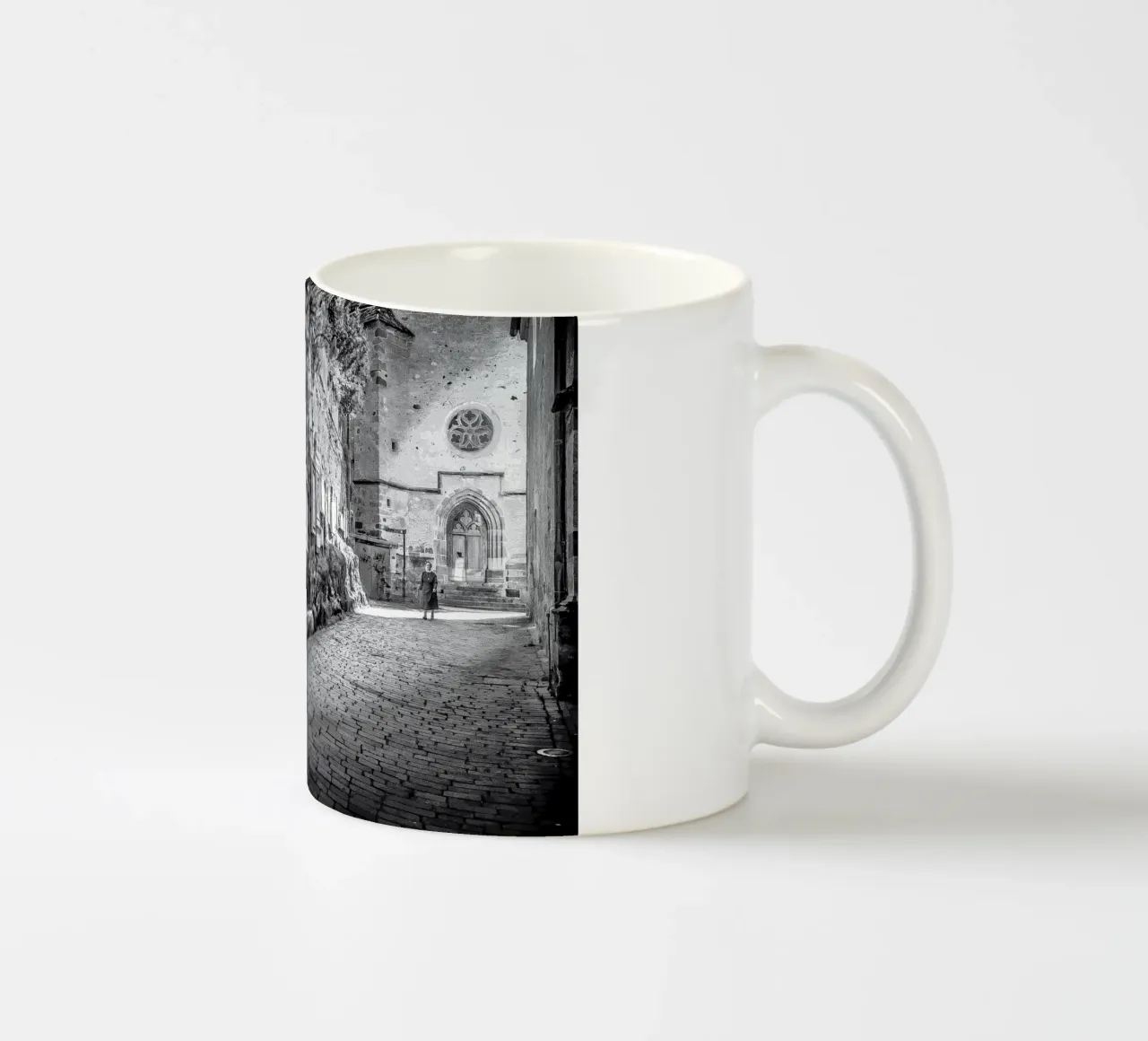 Light path ceramic mug by Edenart