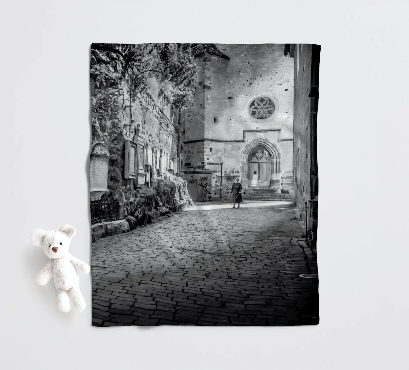 Light path fleece blanket by Edenart