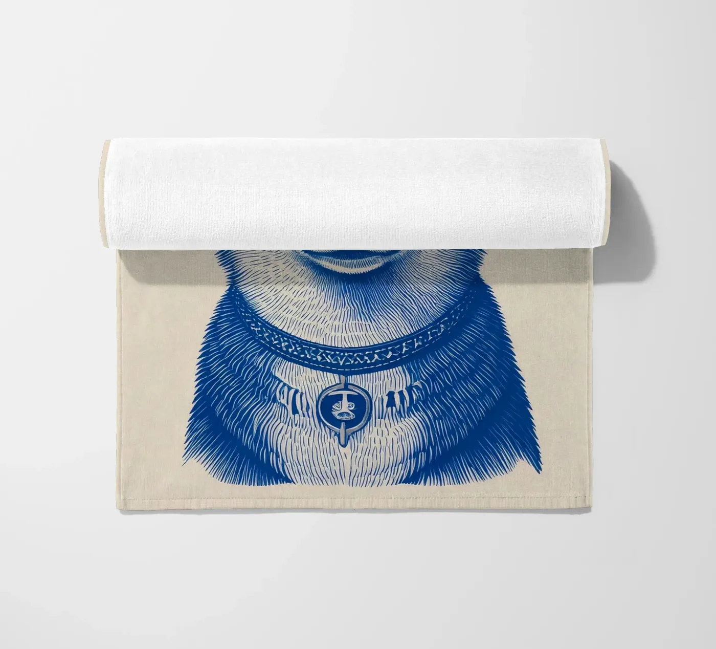 Blue Corgi telo mare da tylerstudio
