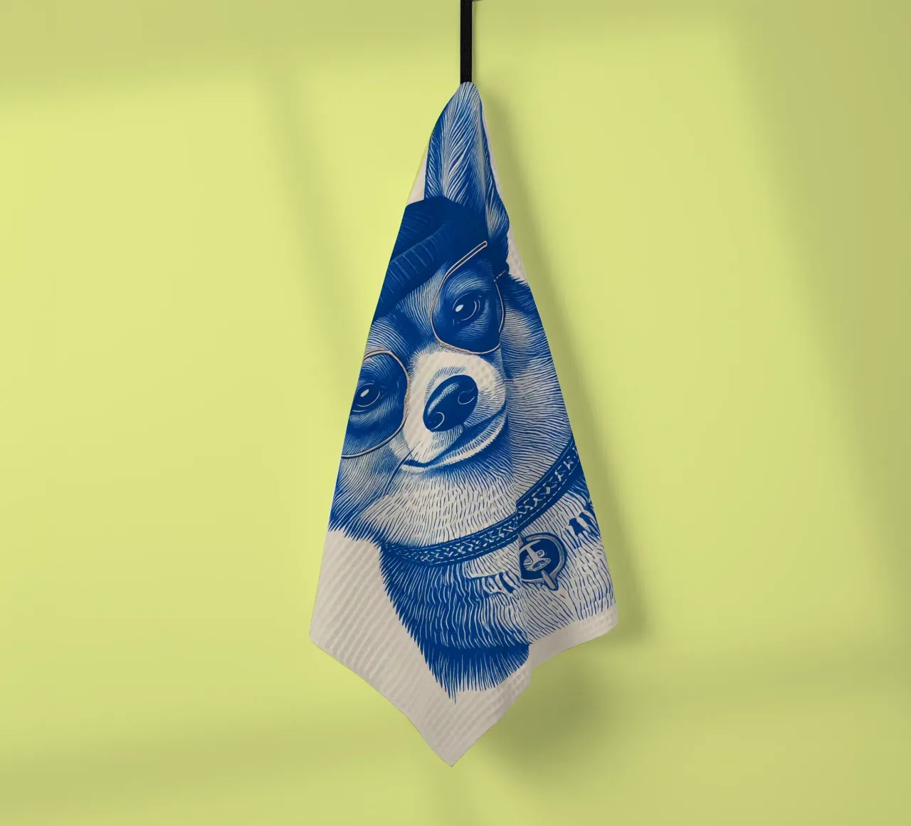 Blue Corgi canovaccio da cucina da tylerstudio