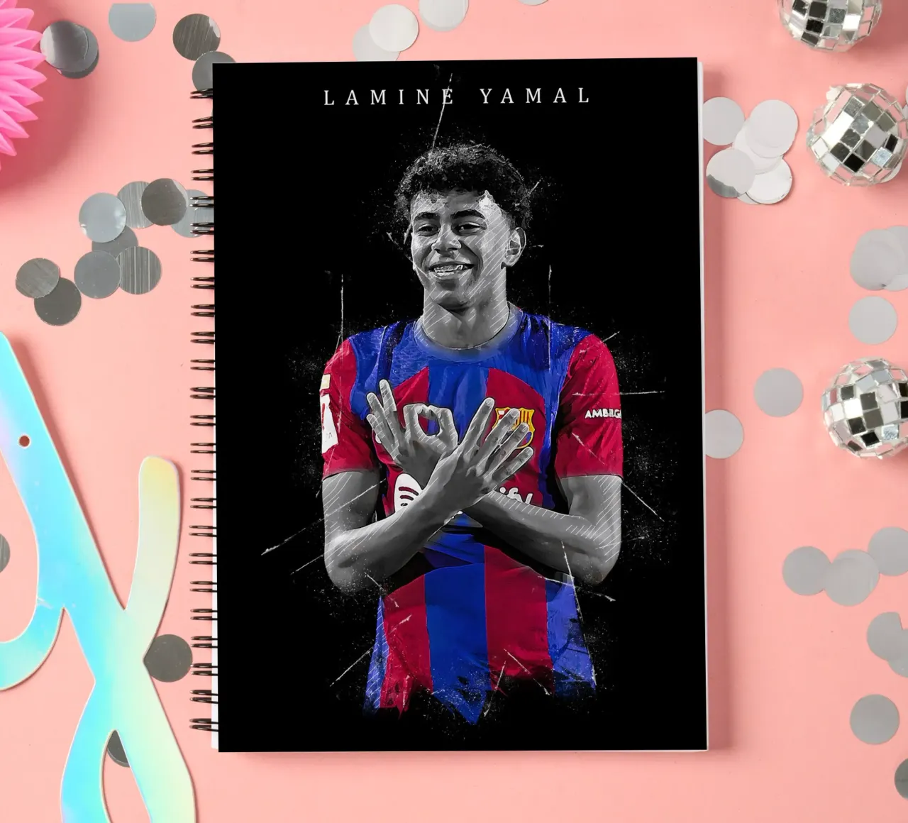 Lamine Yamal 2 spiral notebook by tenten