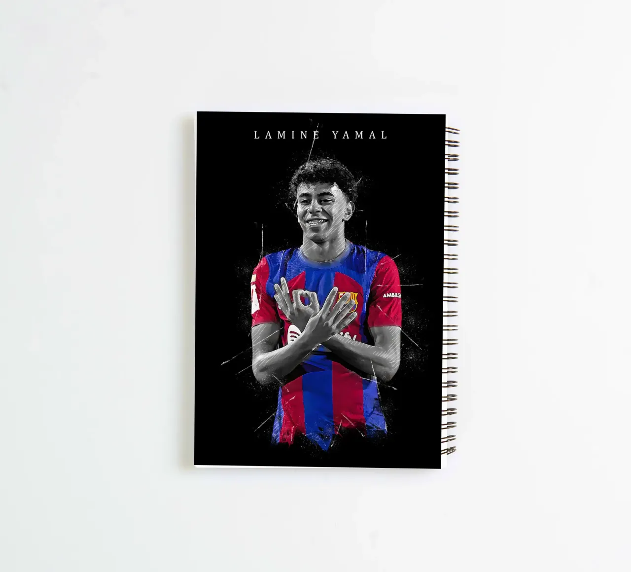 Lamine Yamal 2 spiral notebook by tenten