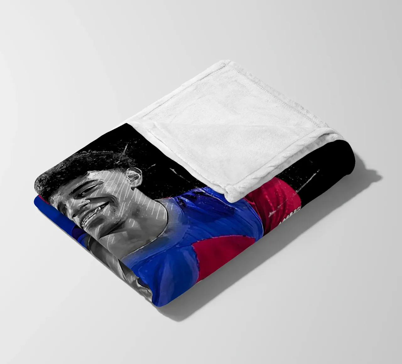 Lamine Yamal 2 coperta in pile da tenten