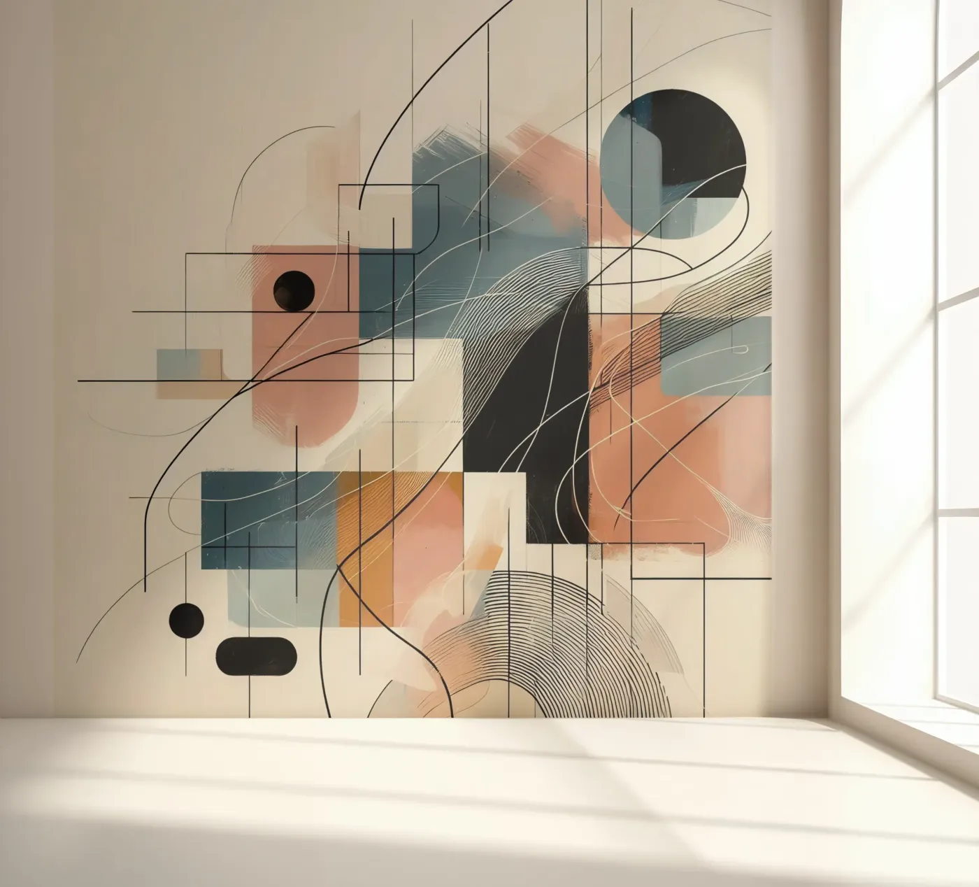 abstract fotobehang van nomad