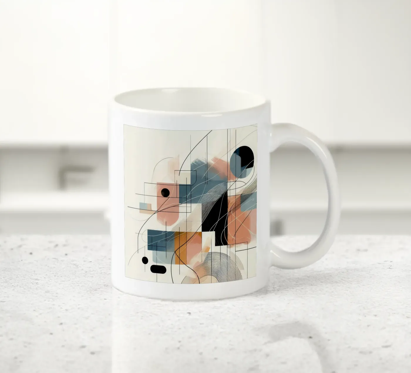 abstract ceramic mug by nomad