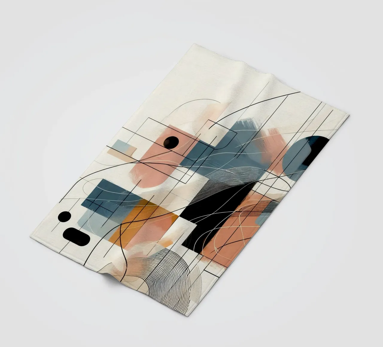 abstract fleecedeken van nomad