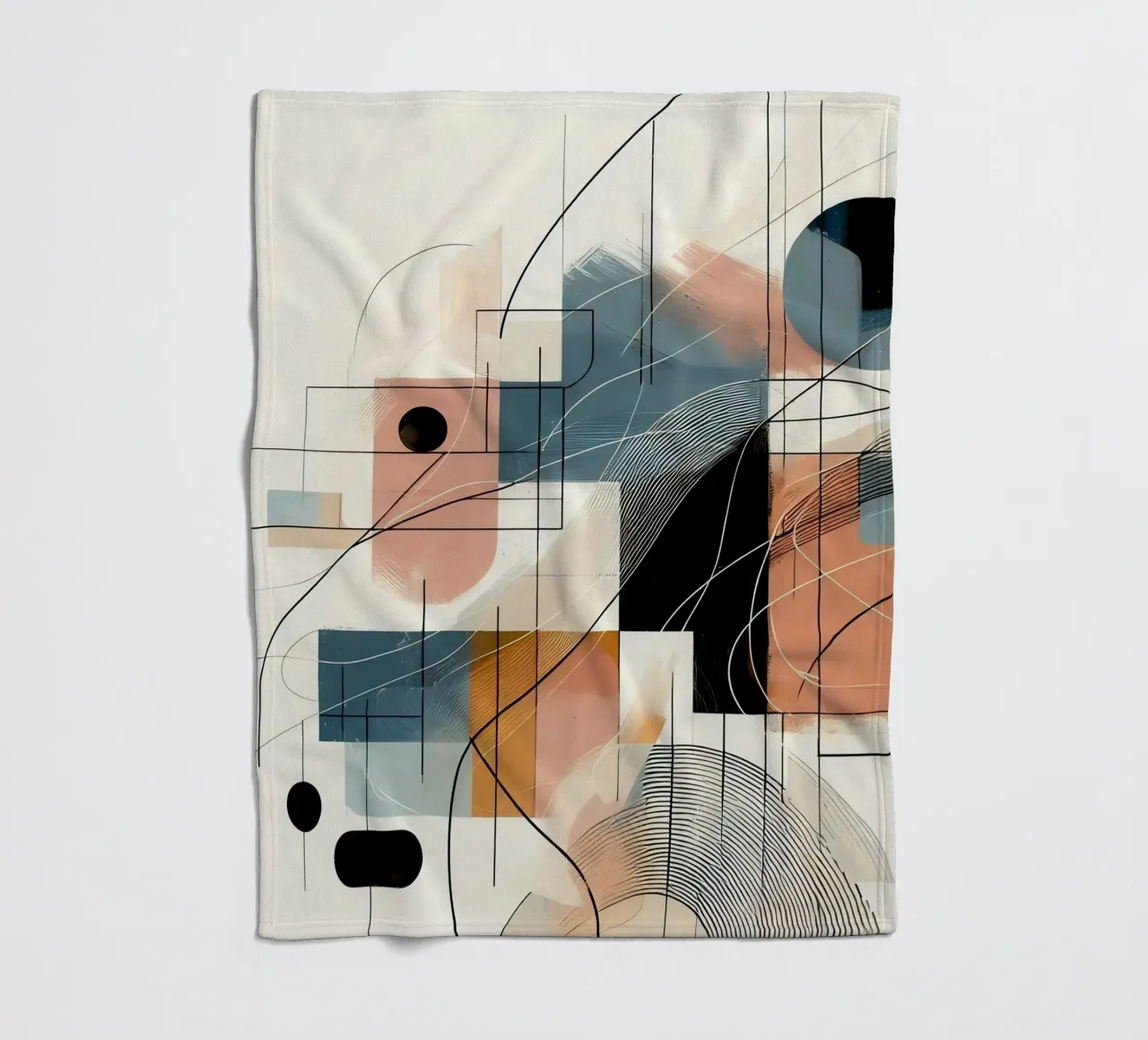 abstract fleecedeken van nomad