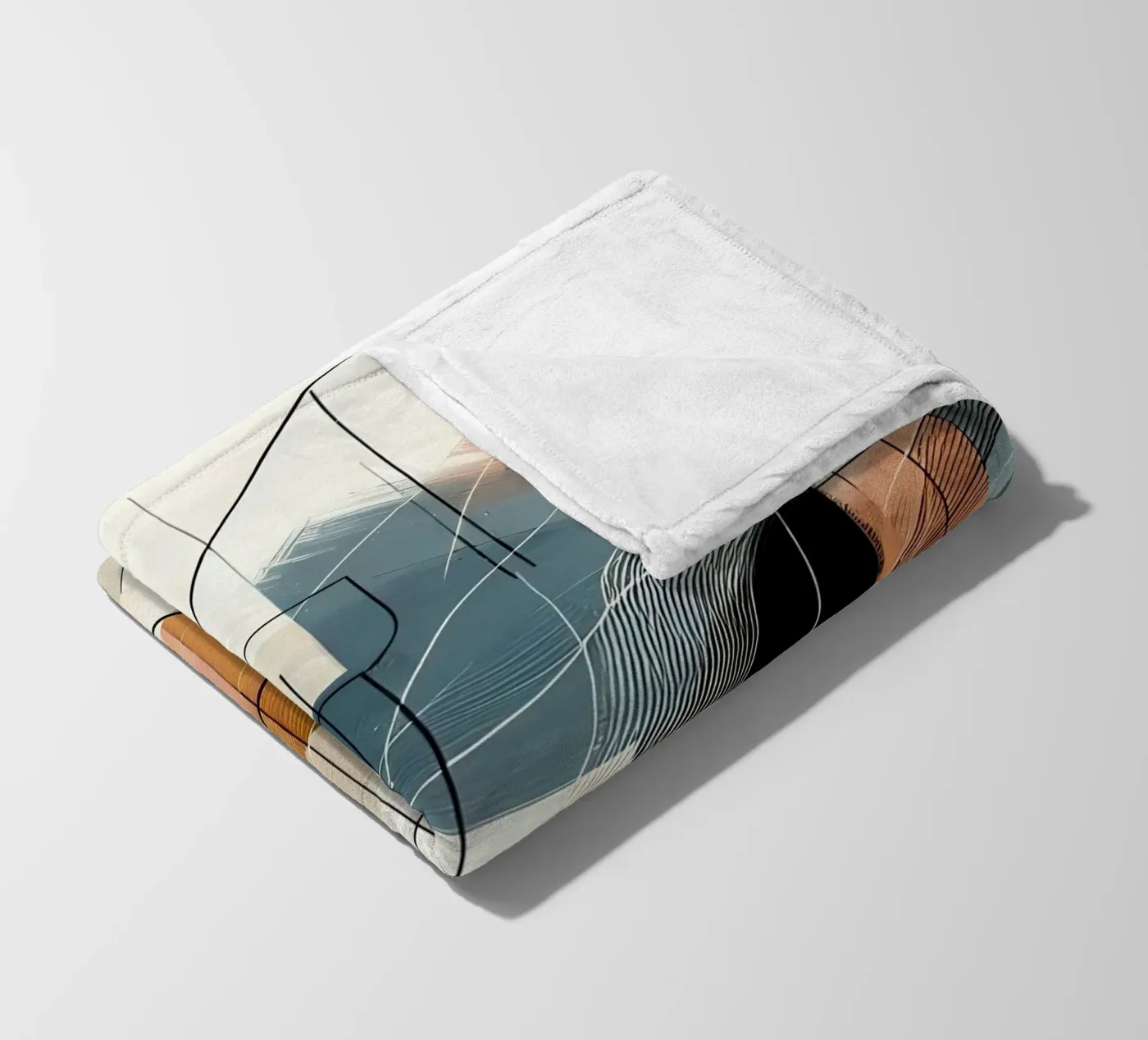 abstract fleecedeken van nomad