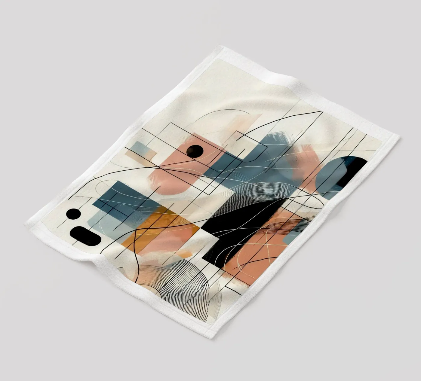 abstract fleecedeken van nomad