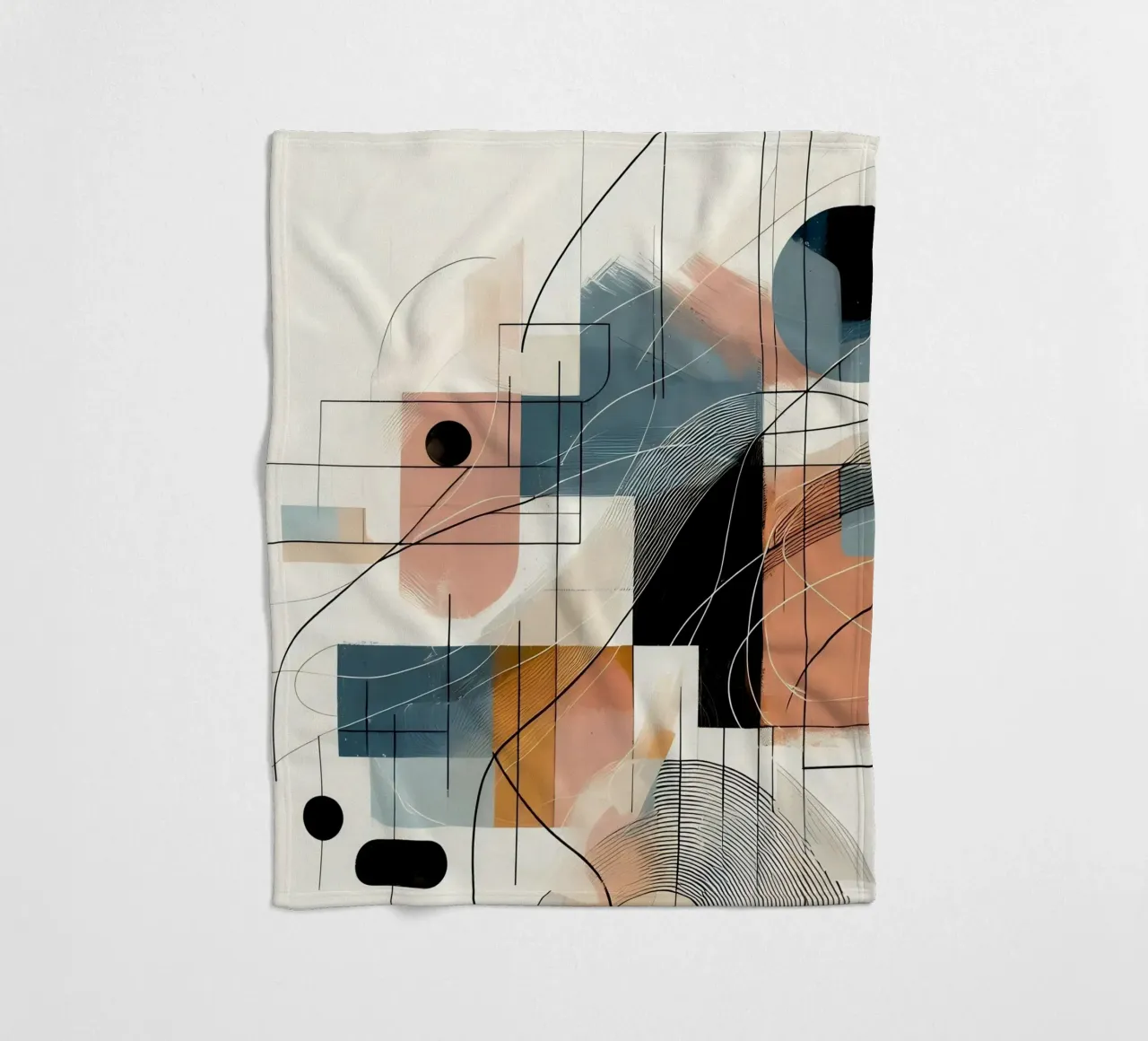 abstract fleecedeken van nomad