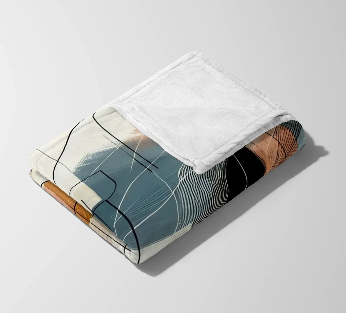 abstract fleecedeken van nomad