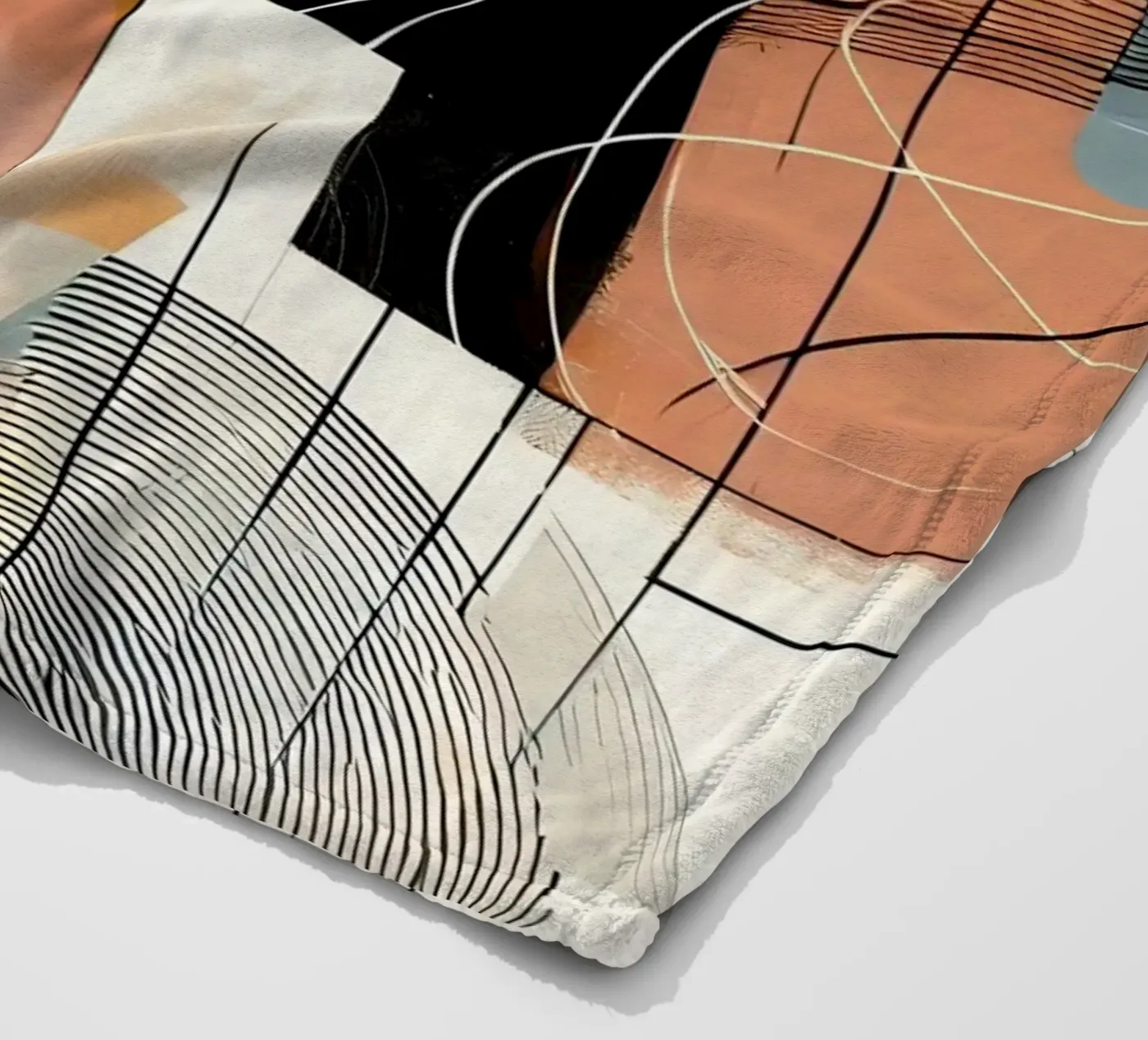 abstract fleecedeken van nomad