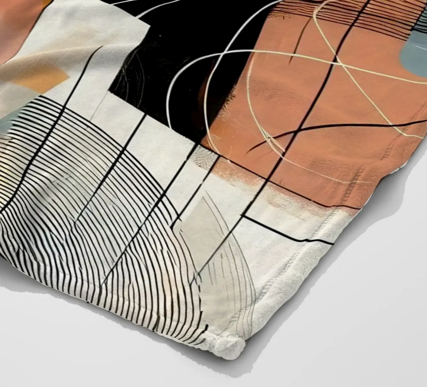 abstract coperta in pile da nomad