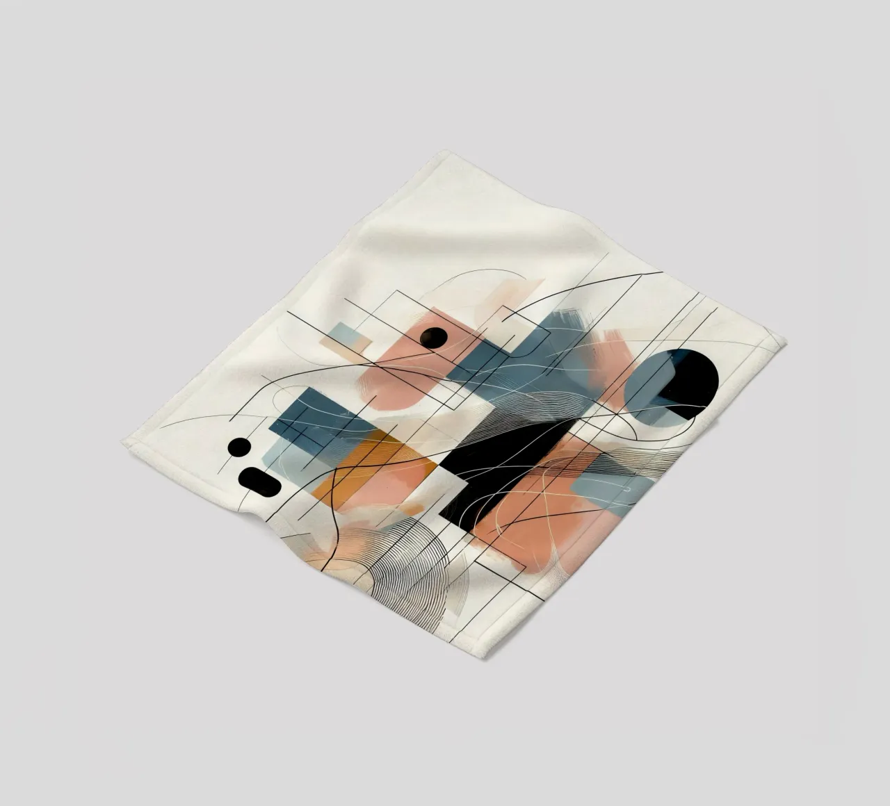 abstract fleecedeken van nomad