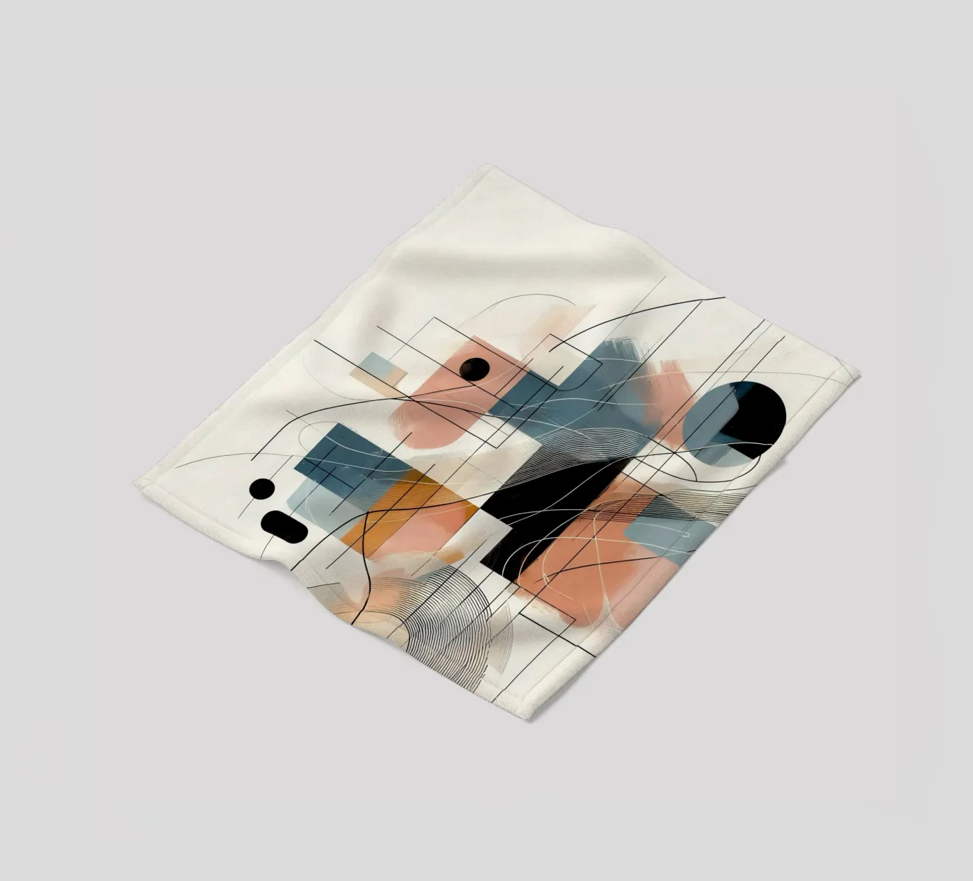 abstract fleecedeken van nomad