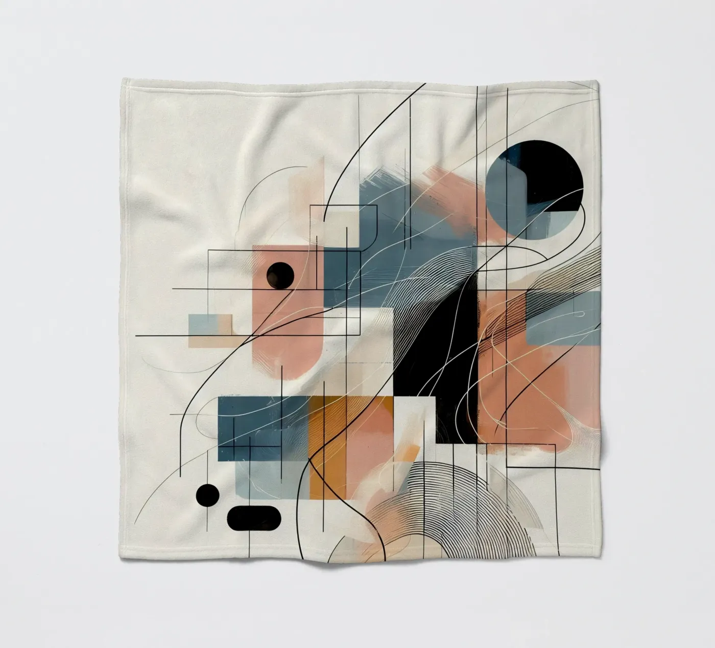 abstract fleecedeken van nomad
