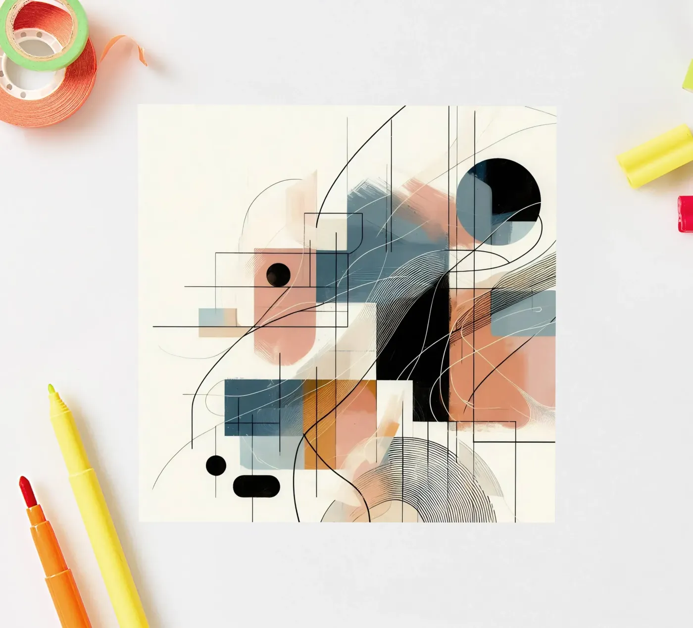 abstract sticker by nomad