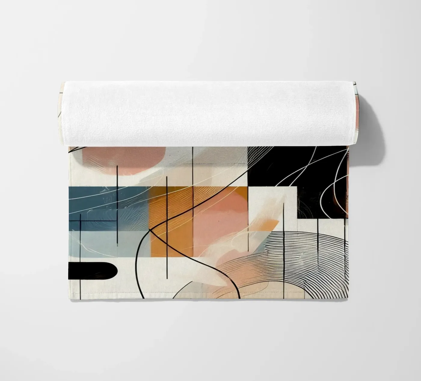 abstract beach towel by nomad