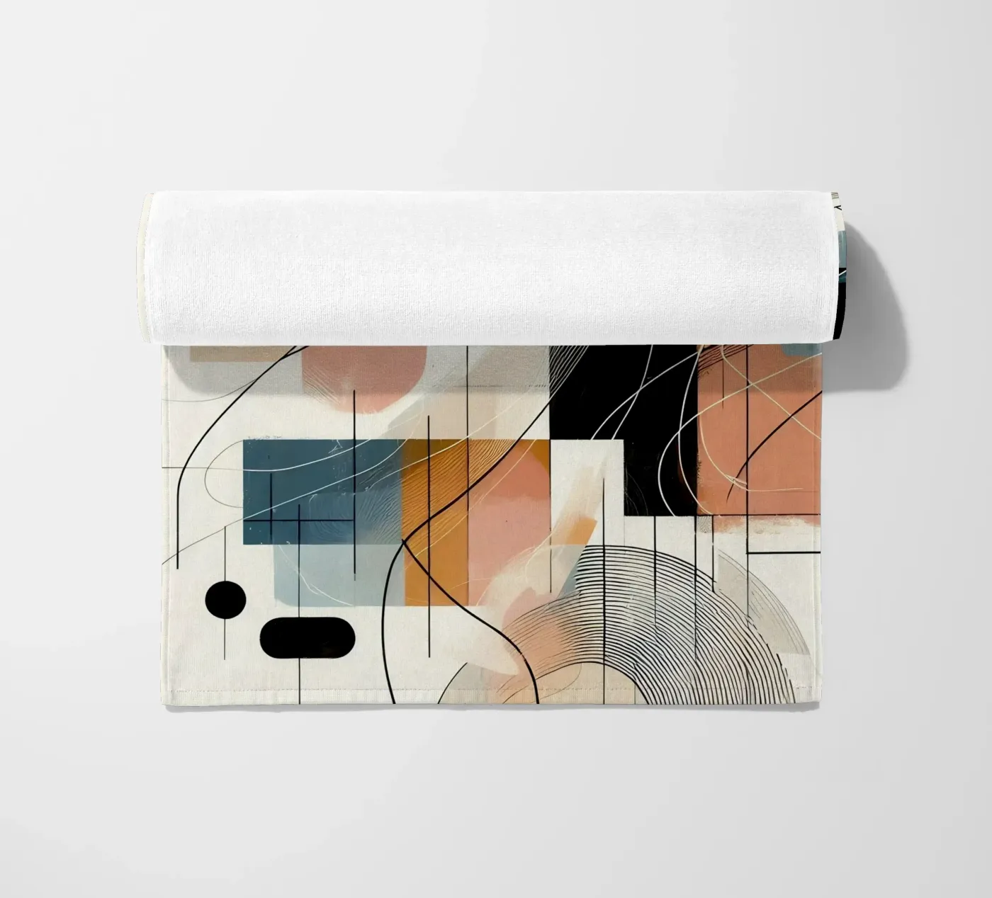 abstract beach towel by nomad