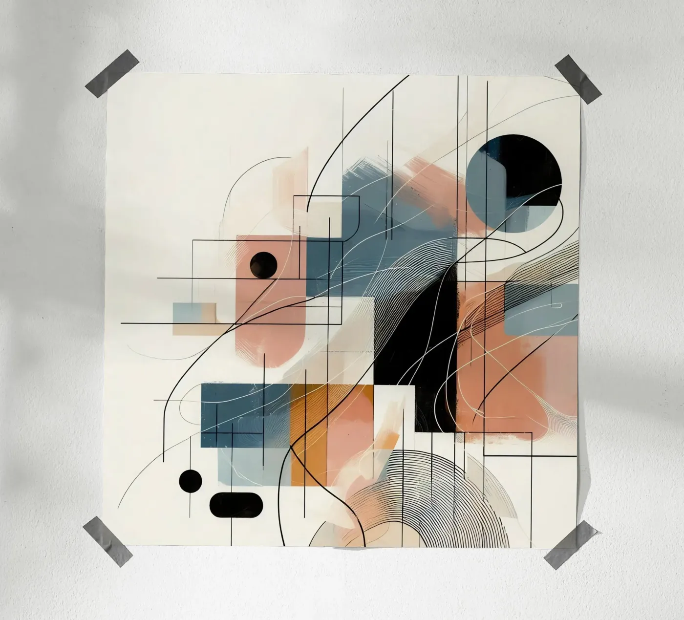 abstract poster van nomad