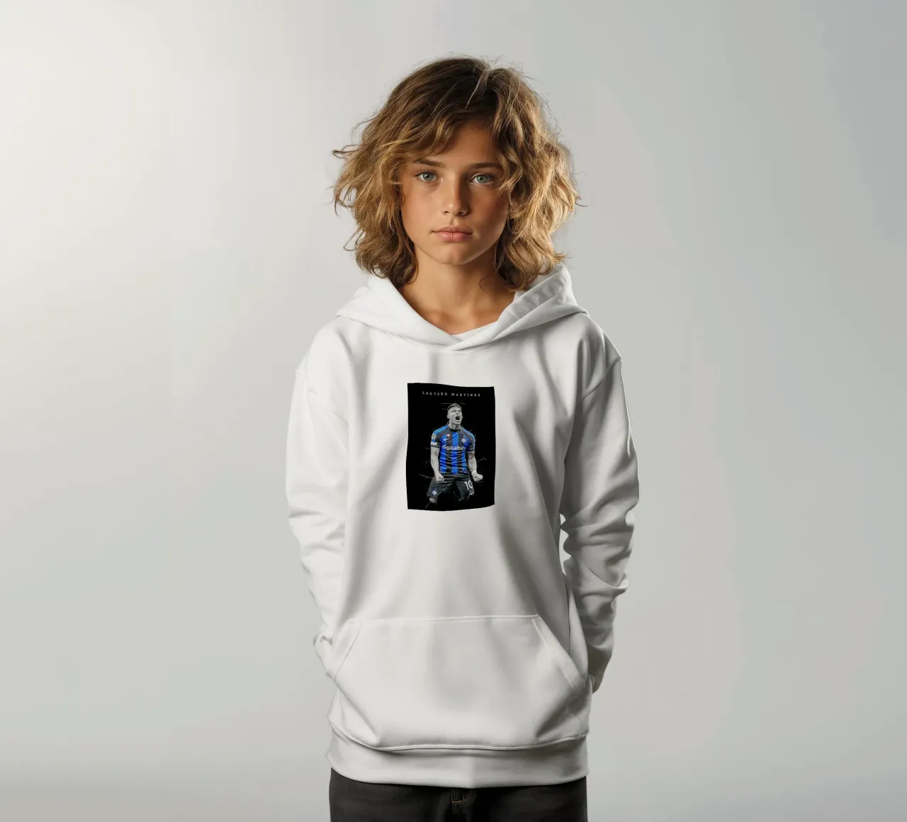 Lautaro Martínez kids hoodie by tenten
