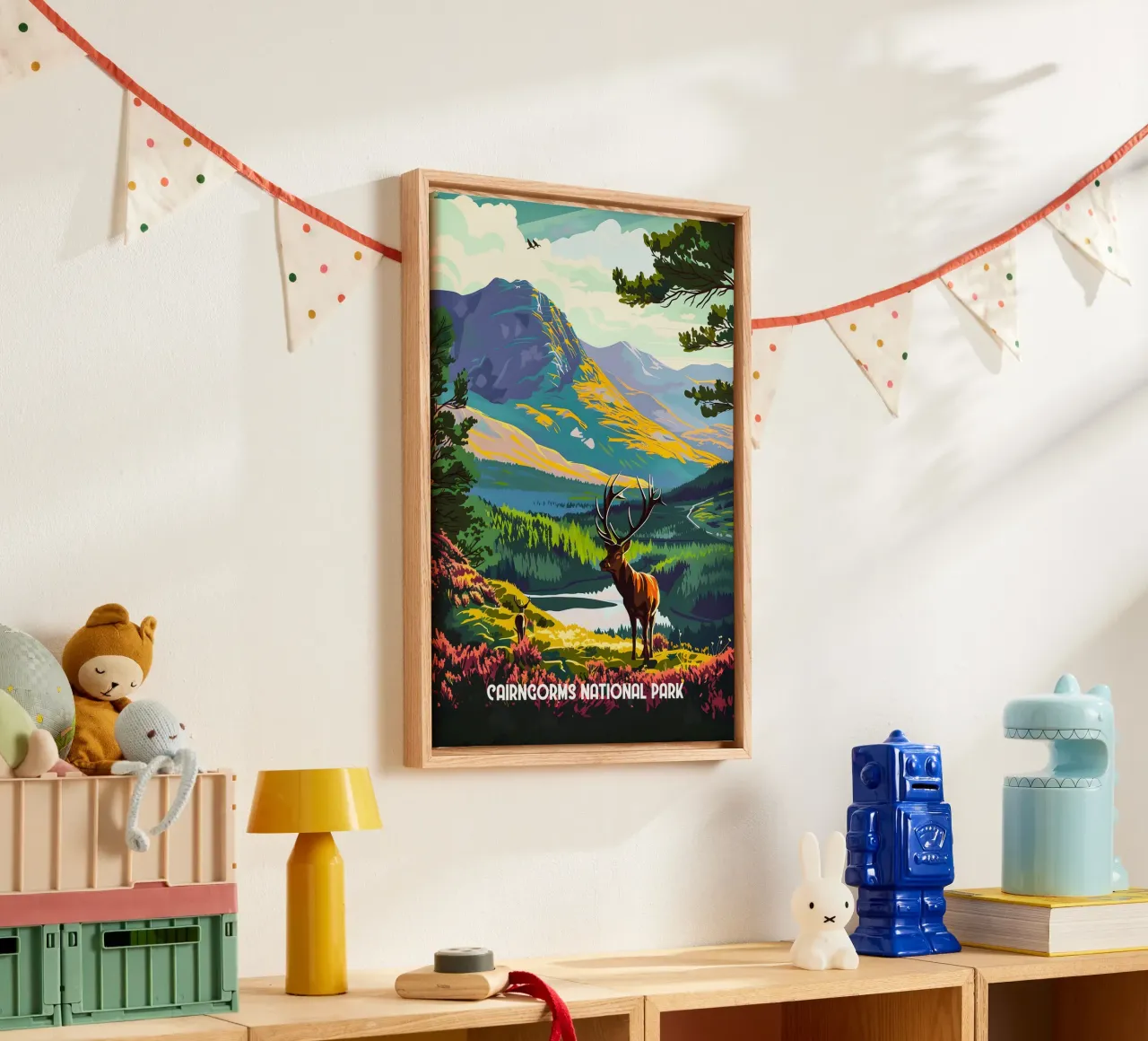 Cairngorms National Park tela con Cornice a cassetta da Travelstudio
