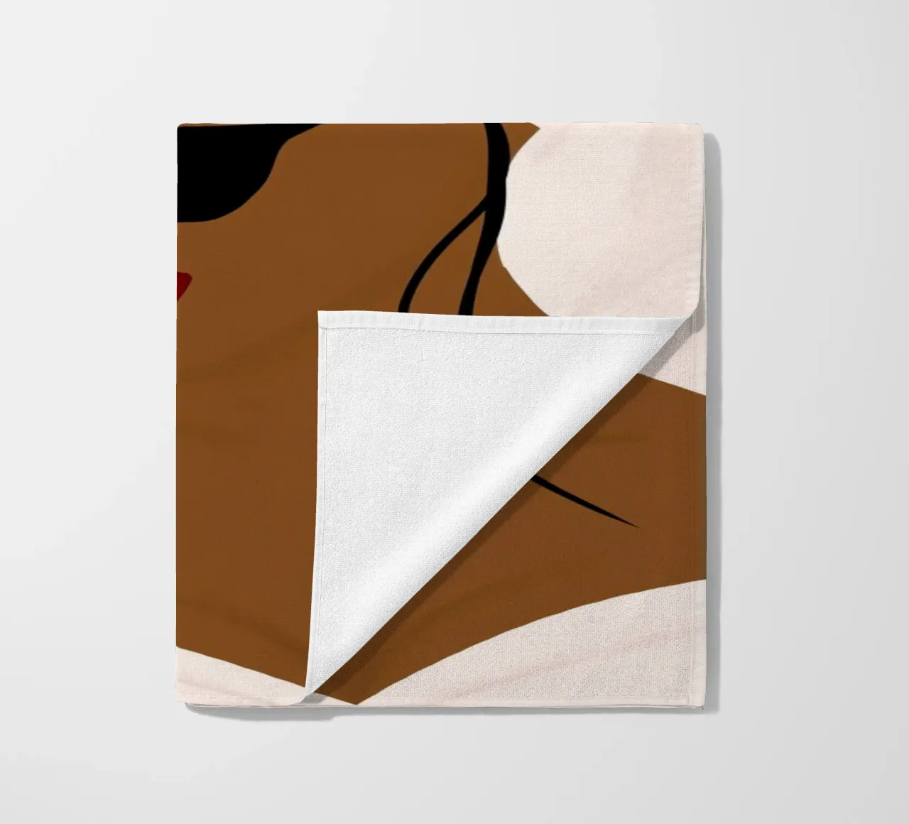 Afro Idyllic telo mare da Mathudace Créas